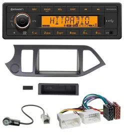 Continental MP3 Bluetooth AUX USB Autoradio für Kia Picanto ab 2011 ohne Start-S