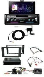 Pioneer DAB Bluetooth Lenkrad USB Autoradio für Audi A3 Symphony ISO 8P 2003-200