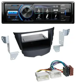 JVC Bluetooth MP3 USB DAB Autoradio für Hyundai Veloster (ab 2011)