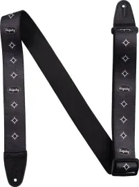 Bigsby Star Graphic Adjustable Guitar Strap, Black, 2" 180-2726-001