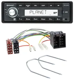 Continental USB MP3 AUX 1DIN Autoradio für Seat Toledo 1 1991-1999 Ibiza 1984-19