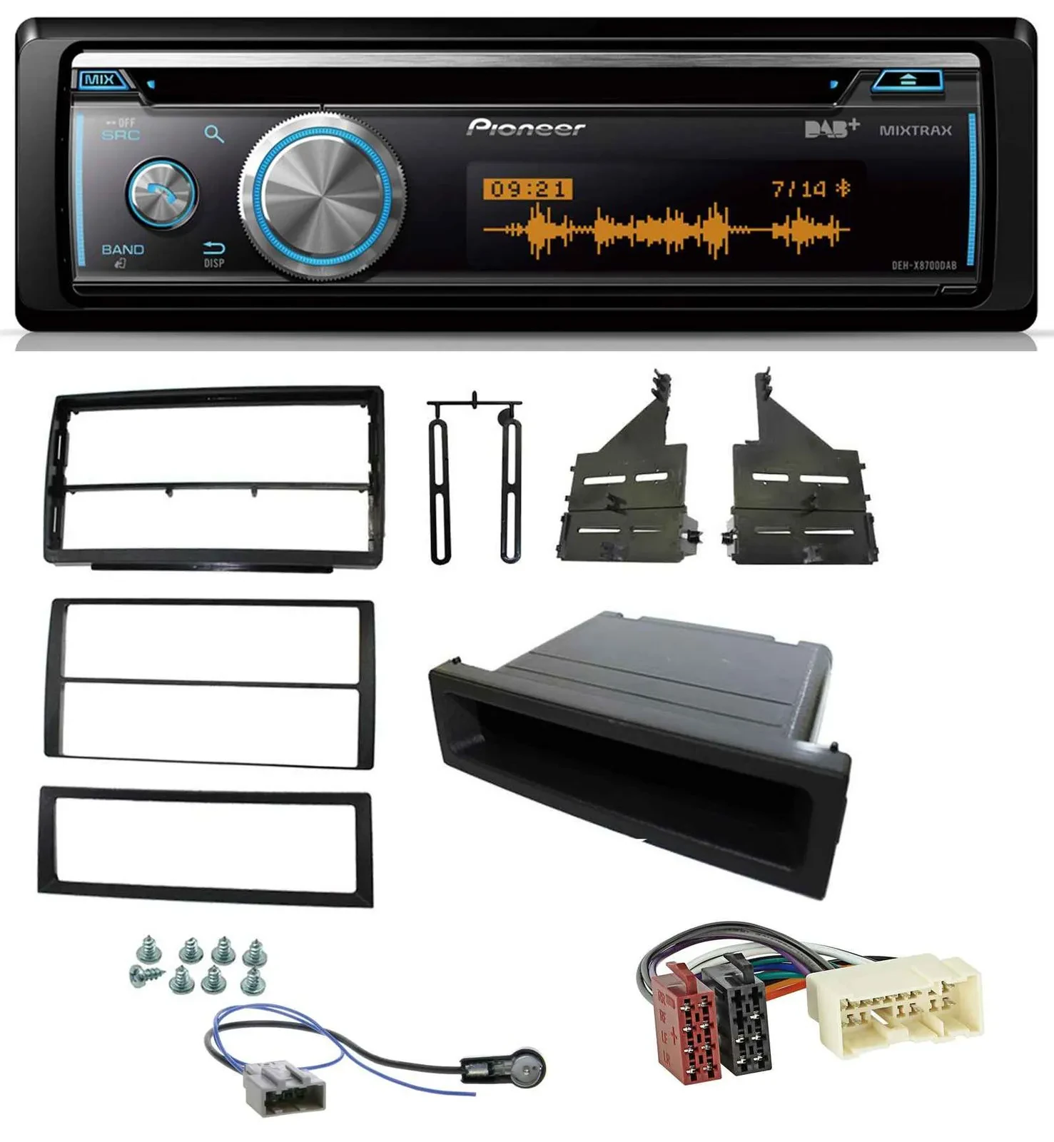 Автомагнитола Pioneer MP3 DAB USB CD Bluetooth для Nissan Altima (L31, 2005-2006)