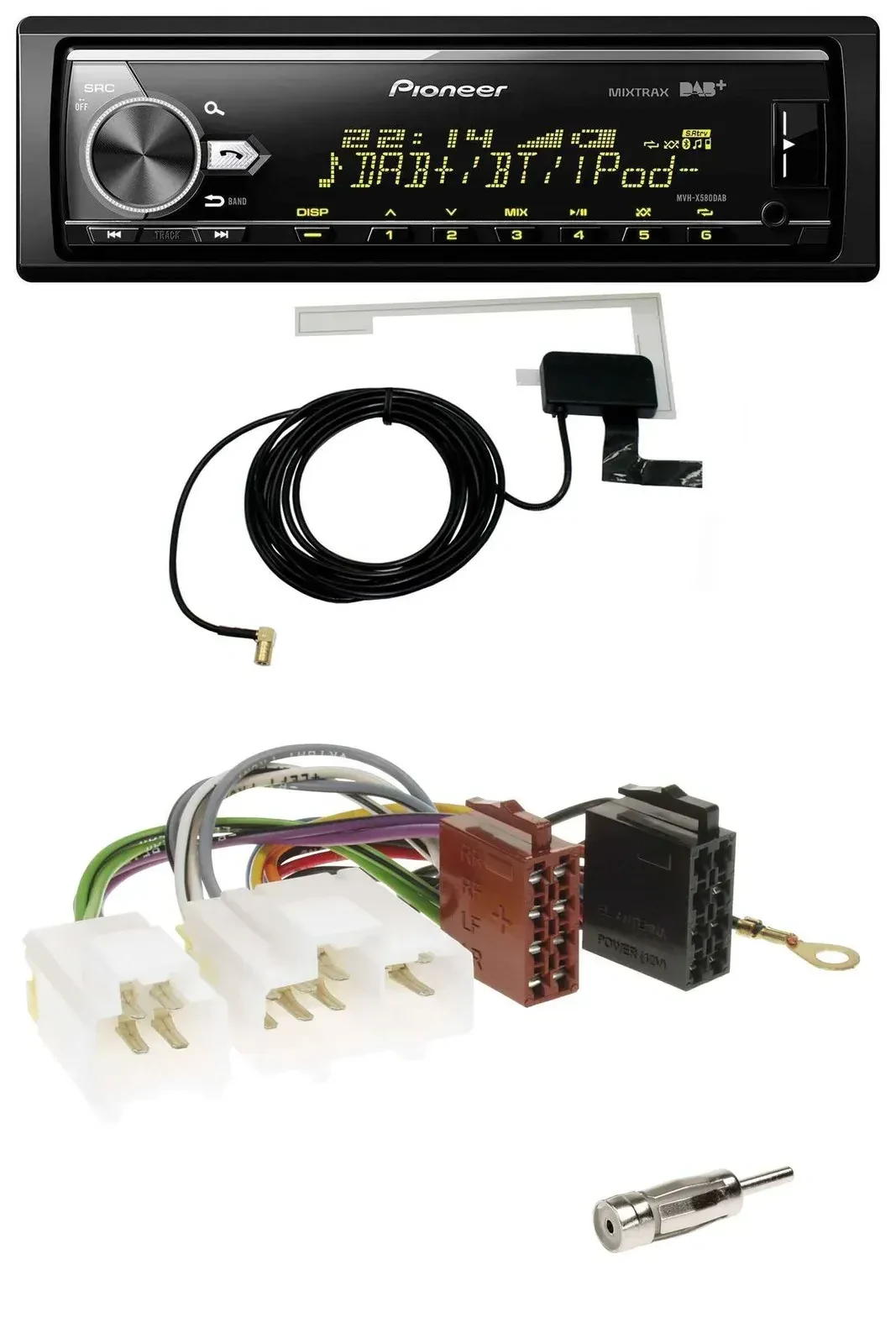 Автомагнитола Pioneer Bluetooth DAB USB MP3 для Nissan Almera N15 (1995–2000)