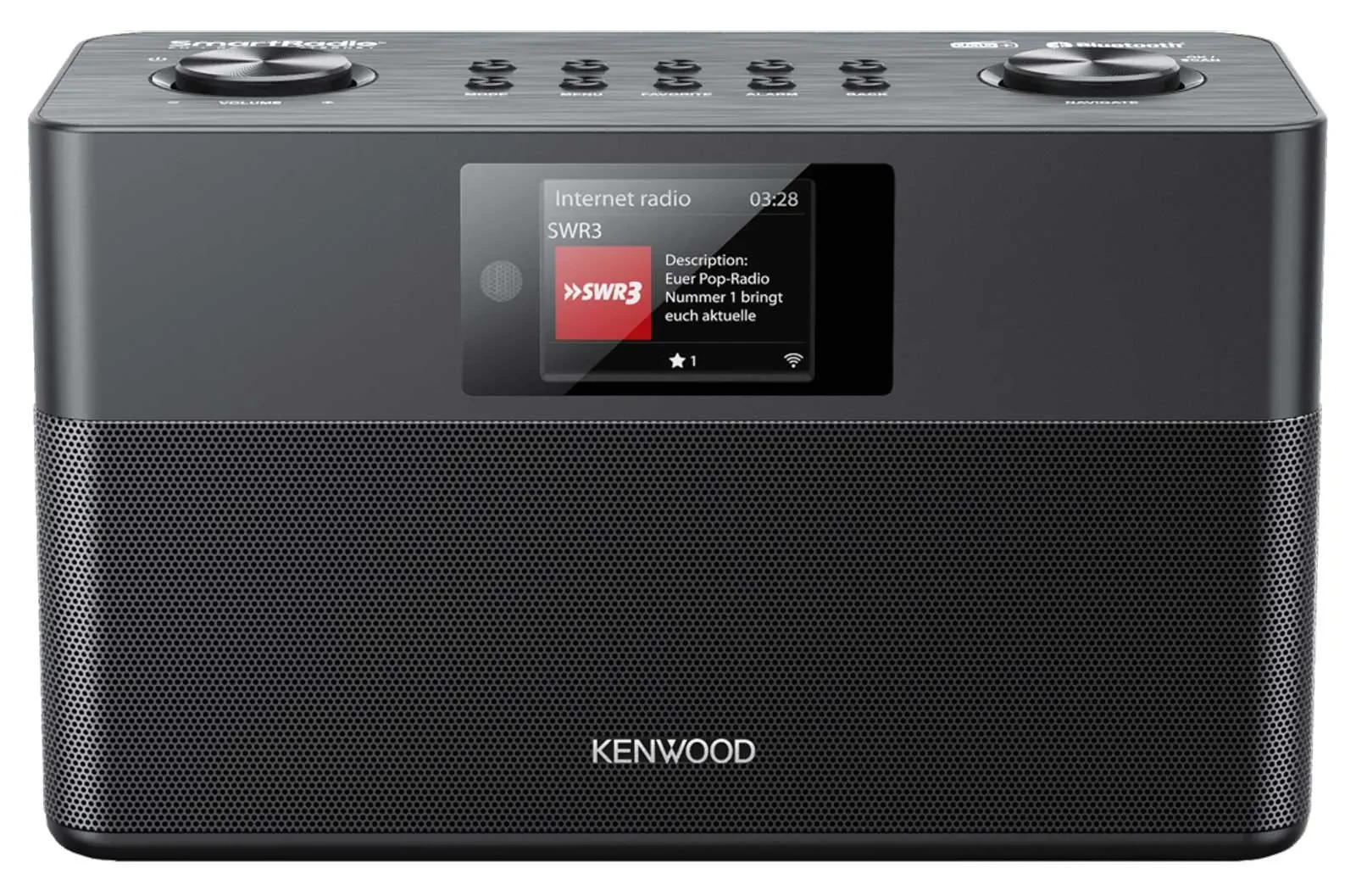 Kenwood CR-ST100S-B Smart-Radio DAB+ Internetradio UKW Bluetooth USB Farbdisplay