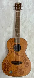Luna Guitars Luna UKE CORAL T Acoustic Solid Mahogany Tenor Ukulele w/Bag
