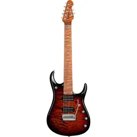 Электрогитара Ernie Ball Music Man JP15 7 7-String Quilted Maple Top Electric Guitar Tiger Eye