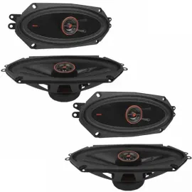 Cerwin Vega H7410 200W RMS 4x10" Coaxial Car Speakers (2-Pairs)