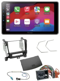 Автомагнитола для Opel Zafira Pioneer 2DIN DAB Bluetooth USB MP3, черный