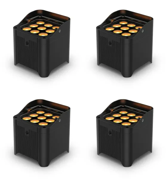 Светодиодный прибор Chauvet DJ Freedom Par Q9 RGBA LED (4 штуки)