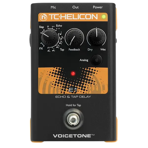 Вокальный процессор TC Helicon VoiceTone E1 Vocal Echo and Delay