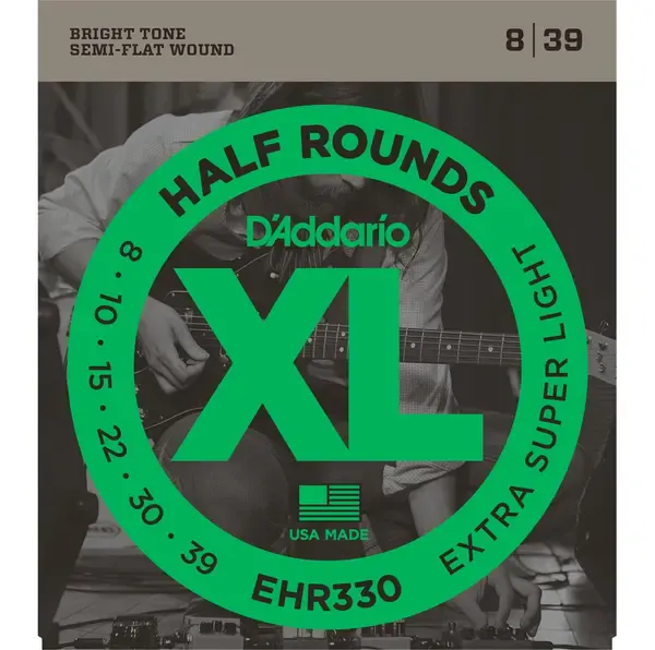 Струны для электрогитары D'Addario EHR330 XL 8-39