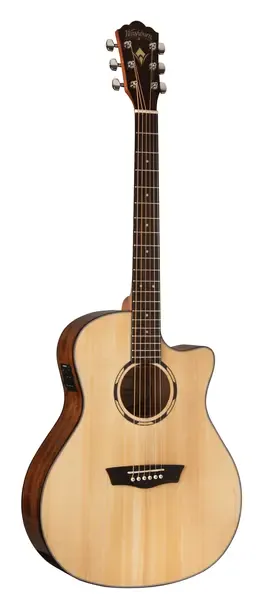 Электроакустическая гитара Washburn O10SCE Acoustic-Electric Guitar, Natural