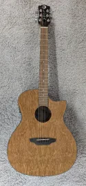 Luna GYP E EU GN Gypsy Eucalyptus Grand Concert Acoustic Electric Guitar - B stk