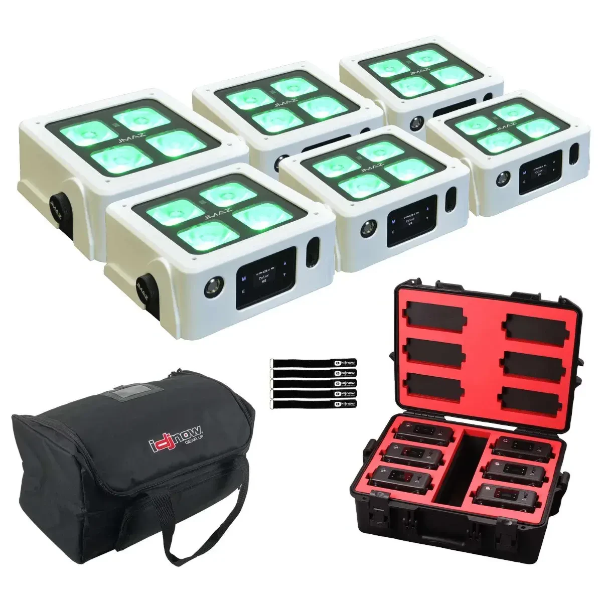 Светодиодный прибор JMAZ LIGHTING JZ1041 с аксессуарами (6 штук)