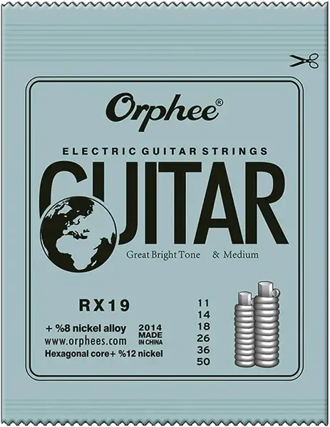 Струны для электрогитары Orphee RX-19 Nickel Alloy 11-50