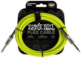 Инструментальный кабель Ernie Ball 6414 3м Flex Green