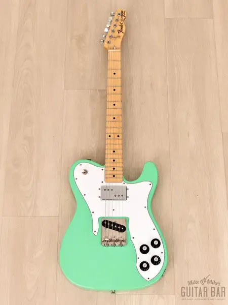 Электрогитара Fender Japan Exclusive Classic 70s Telecaster Custom Surf Green Japan 2017 w/Wide Range Pickups