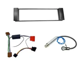 Einbauset DIN Autoradio für Audi A3 8L 00-03 A6 C5 00-04 Aktivsystem Mini-ISO
