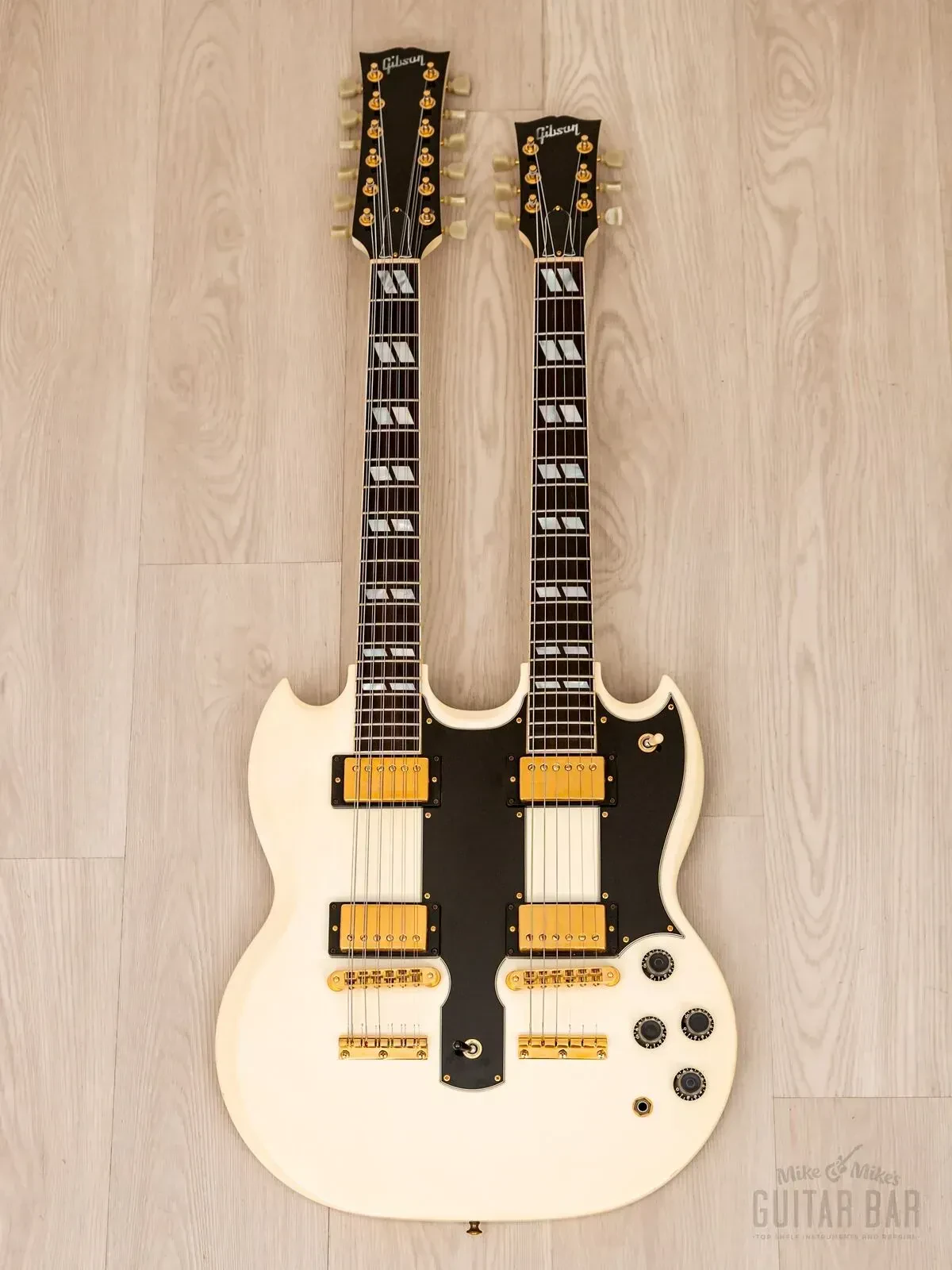 Электрогитара Gibson EDS-1275 Double Neck SG HH Alpine White w/case USA 1997