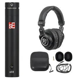SE Electronics sE8SC Supercardioid Condenser Recording Microphone+Headphones