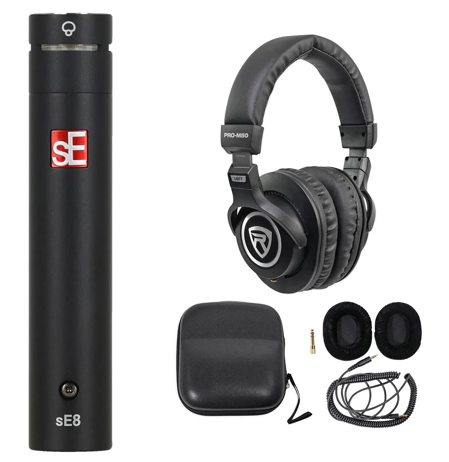 SE Electronics sE8SC Supercardioid Condenser Recording Microphone+Headphones