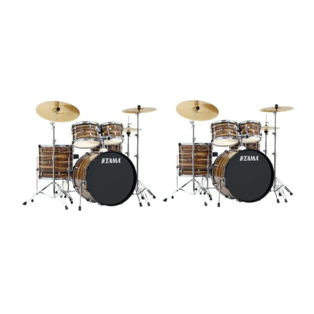 Ударная установка TAMA Imperialstar IE58CCTW 5-част., кофейный тик (Coffee Teak Wrap), с тарелками Meinl HCS (набор)