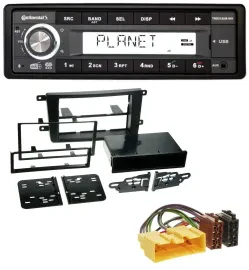 Continental USB 1DIN AUX DAB MP3 Autoradio für Mazda CX-9 (2007-2016)