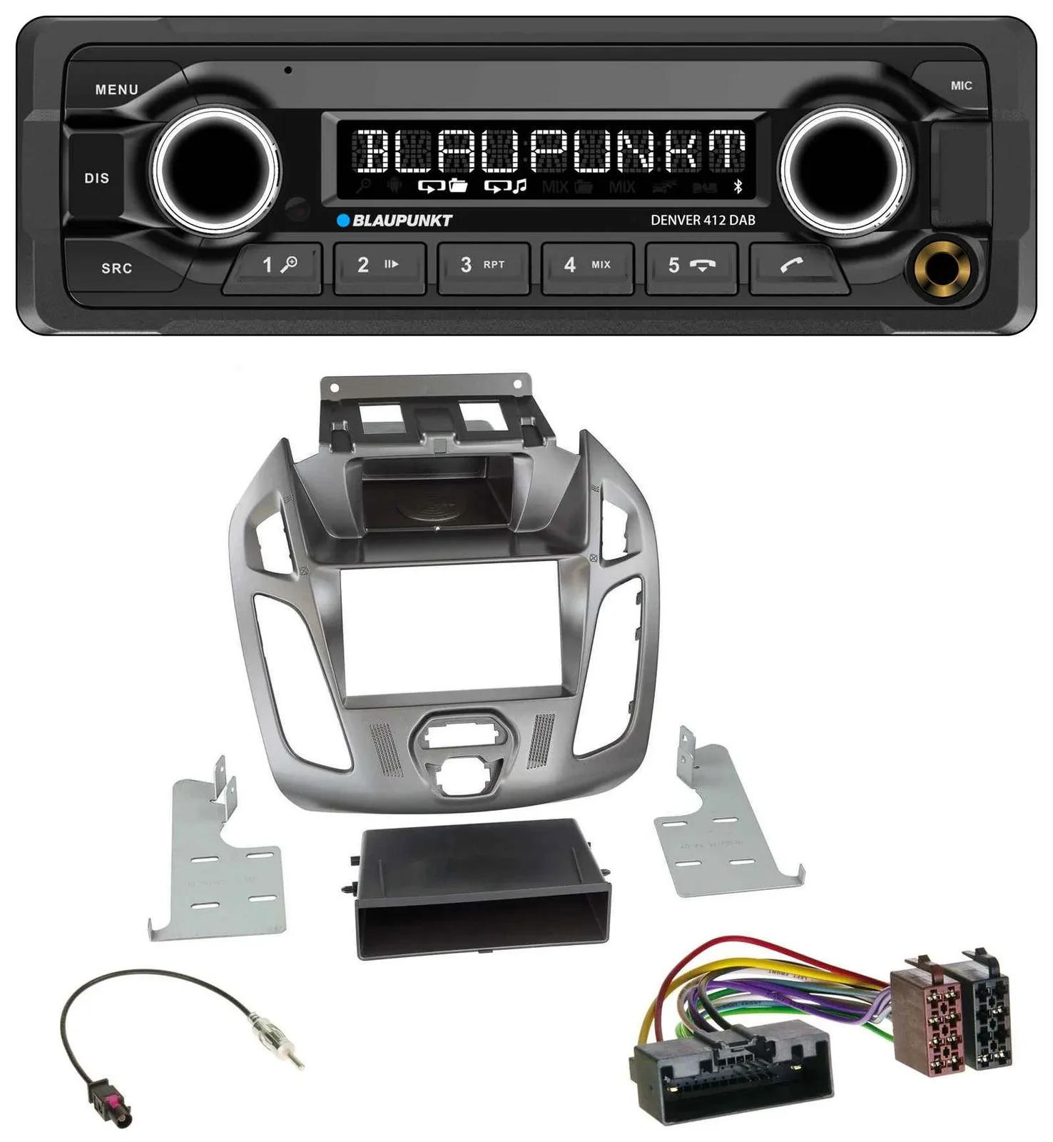 Blaupunkt Bluetooth DAB MP3 USB Autoradio für Ford Connect Transit 2012-2018 ohn