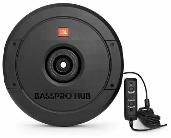 JBL BassPro Hub 200 RMS 11" Universal Powered Spare Tire Well Car Subwoofer