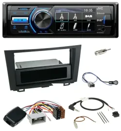 Автомагнитола для Honda CR‑V (2006–2012) JVC Bluetooth, USB, DAB