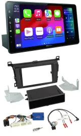 Автомагнитола Pioneer для Toyota RAV4 (с 2013), Bluetooth, DAB, USB, поддержка кнопок на руле