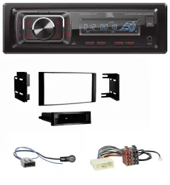 JBL SD AUX MP3 USB Bluetooth Autoradio für Nissan Micra 2013-2017 schwarz matt