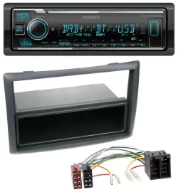 Автомагнитола Kenwood Bluetooth MP3 DAB USB для Renault Megane/Scenic (с 2007), черный