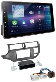 Pioneer Bluetooth USB DAB MP3 Autoradio für Kia Rio UB 2011-2014 anthrazit