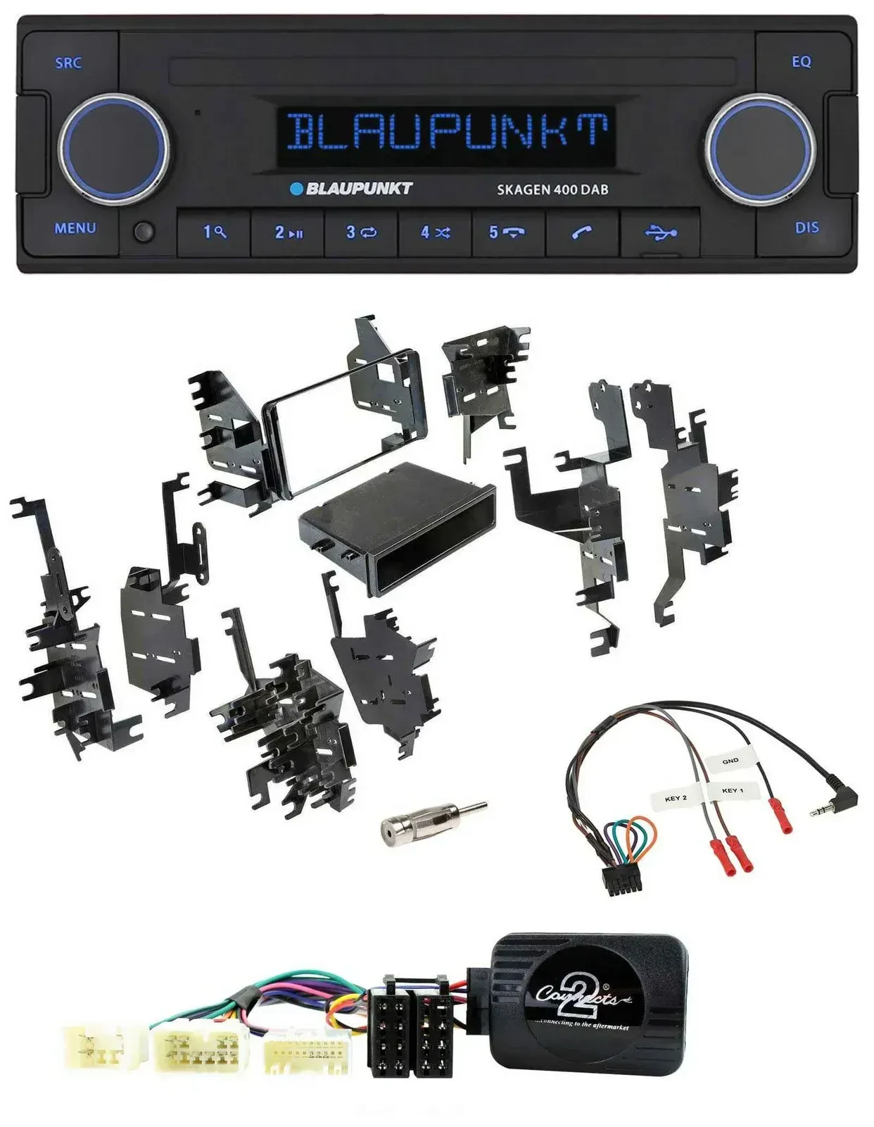 Blaupunkt DAB USB Bluetooth Lenkrad Autoradio für Toyota RAV 4 2001-2005