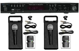 Technical Pro IA1200 Pro Integrated Amplifier USB/SD/AUX/RCA + (2) Microphones