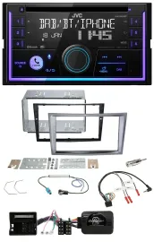 JVC Lenkrad USB 2DIN DAB Bluetooth CD Autoradio für Opel Antara Astra H Zafira B