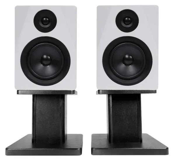 (2) Rockville APM5W 5.25" 250W Powered USB Studio Monitor Speakers+Desk Stands