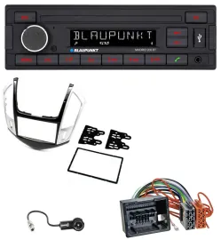 Blaupunkt USB AUX Bluetooth MP3 Autoradio für Chevrolet Cruze 2011-2016 silber