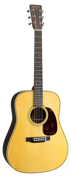 Акустическая гитара Martin 28 Style Herringbone Dreadnought Acoustic Guitar with Modified V Neck