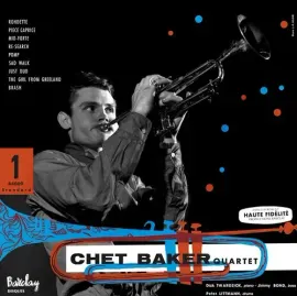 Виниловая пластинка Chet Baker - Chet Baker Quartet (Chet Baker In Paris, Vol. 1) [New Vinyl LP] Ltd
