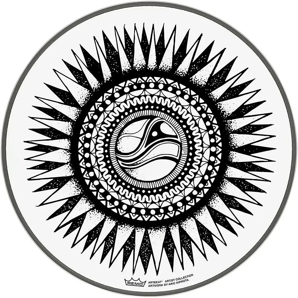 Remo ArtBEAT Aric Improta New Sun Artist Collection Drum Head, 10"
