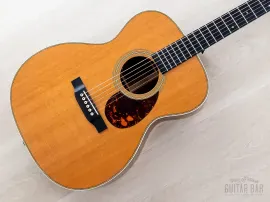 2012 Martin OM-28E Retro Acoustic Electric Guitar w/ Fishman F1 Aura+, Case