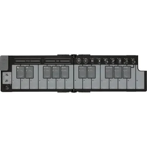 MIDI-клавиатура Korg nanoKEY Fold BK 25-клавишная, складная, черная, USB‑C, MIDI Out 3,5 мм