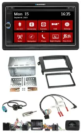 Blaupunkt TMC USB Lenkrad Bluetooth DAB 2DIN Navigation für Mercedes Vito Viano
