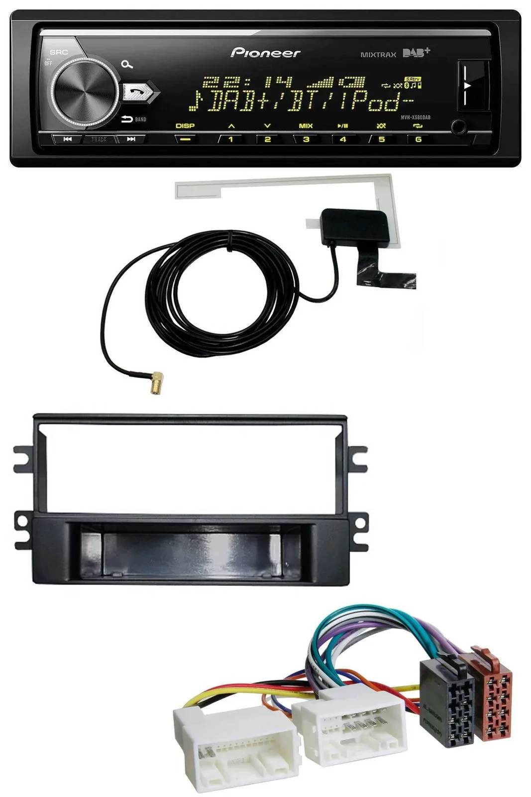 Автомагнитола Pioneer Bluetooth DAB USB MP3 для Kia Carens (с 2007)