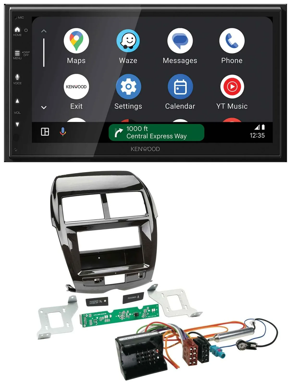 Kenwood DAB Bluetooth USB MP3 2DIN Autoradio für Citroen C4 Mitsubishi ASX Peuge