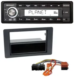 Автомагнитола Continental 1DIN USB AUX DAB MP3 для Saab 9.5 (с 2005)