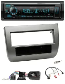 Kenwood Lenkrad Bluetooth DAB USB CD Autoradio für Lancia Y 843 2005-2011 anthra