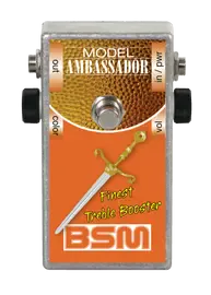 Педаль эффектов для электрогитары BSM Treble/Mid Booster Ambassador